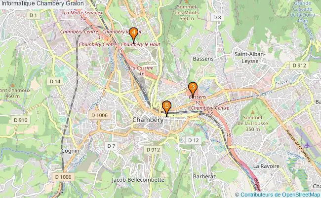 plan Informatique Chambéry Associations informatique Chambéry : 5 associations