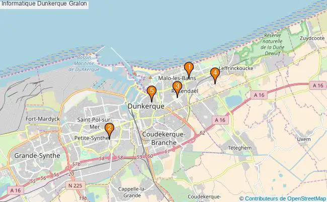 plan Informatique Dunkerque Associations informatique Dunkerque : 6 associations
