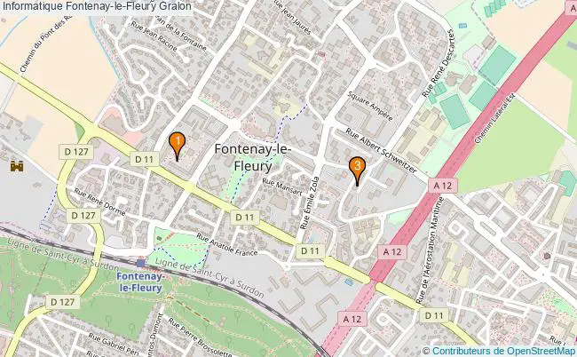 plan Informatique Fontenay-le-Fleury Associations informatique Fontenay-le-Fleury : 3 associations