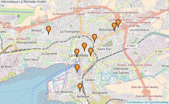 plan Informatique La Rochelle Associations informatique La Rochelle : 10 associations