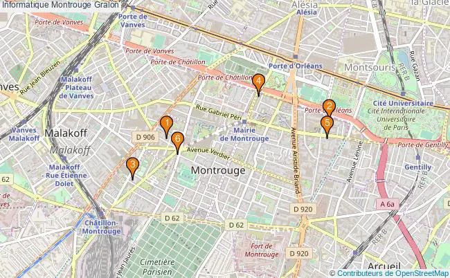 plan Informatique Montrouge Associations informatique Montrouge : 5 associations