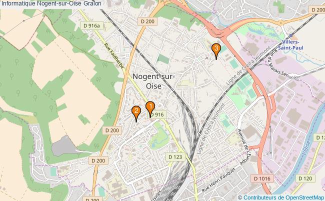 plan Informatique Nogent-sur-Oise Associations informatique Nogent-sur-Oise : 4 associations