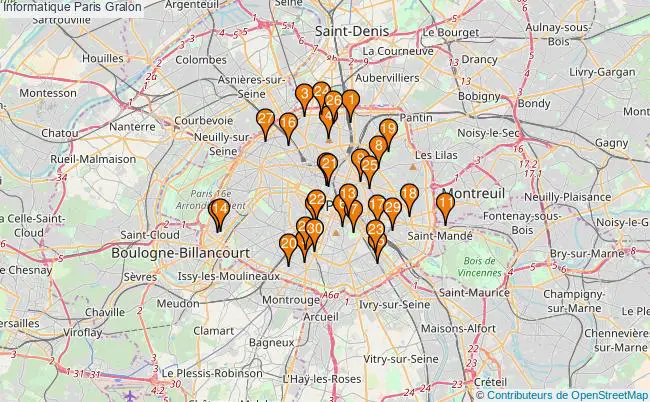 plan Informatique Paris Associations informatique Paris : 482 associations