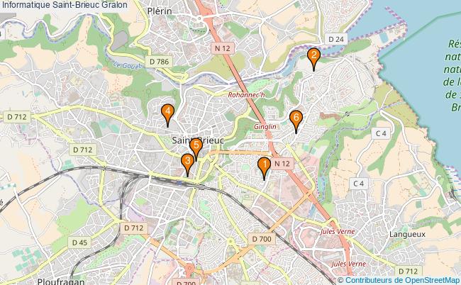 plan Informatique Saint-Brieuc Associations informatique Saint-Brieuc : 7 associations