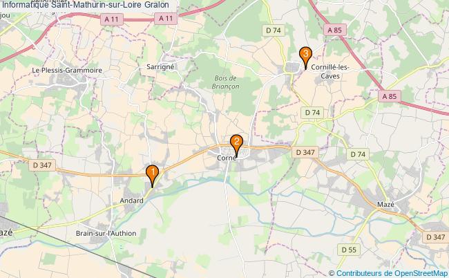 plan Informatique Saint-Mathurin-sur-Loire Associations informatique Saint-Mathurin-sur-Loire : 3 associations
