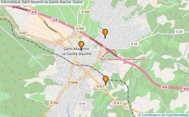 plan Informatique Saint-Maximin-la-Sainte-Baume Associations informatique Saint-Maximin-la-Sainte-Baume : 3 associations