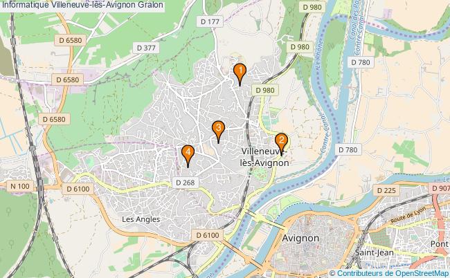 plan Informatique Villeneuve-lès-Avignon Associations informatique Villeneuve-lès-Avignon : 5 associations