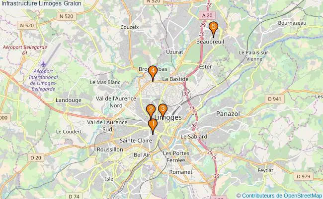 plan Infrastructure Limoges Associations infrastructure Limoges : 5 associations