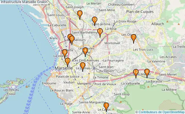 plan Infrastructure Marseille Associations infrastructure Marseille : 14 associations