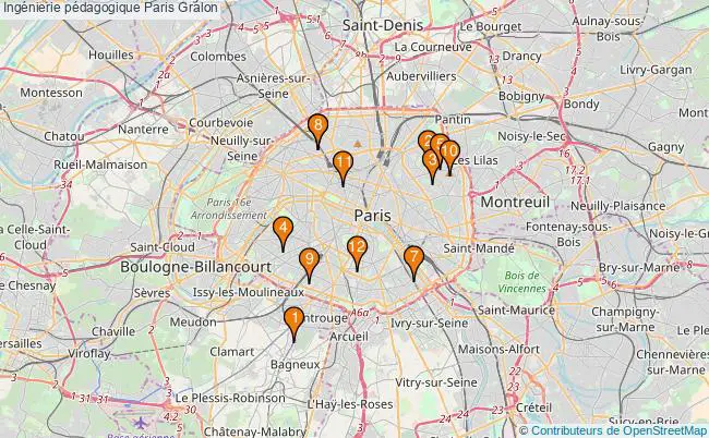plan Ingénierie pédagogique Paris Associations ingénierie pédagogique Paris : 11 associations