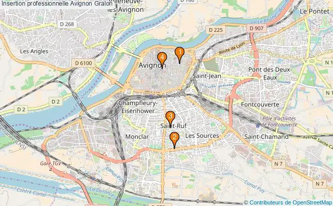 plan Insertion professionnelle Avignon Associations Insertion professionnelle Avignon : 7 associations