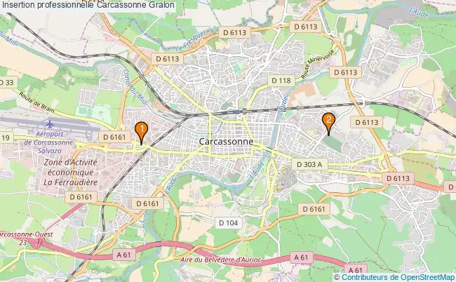plan Insertion professionnelle Carcassonne Associations Insertion professionnelle Carcassonne : 3 associations