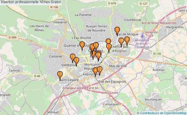 plan Insertion professionnelle Nîmes Associations Insertion professionnelle Nîmes : 22 associations