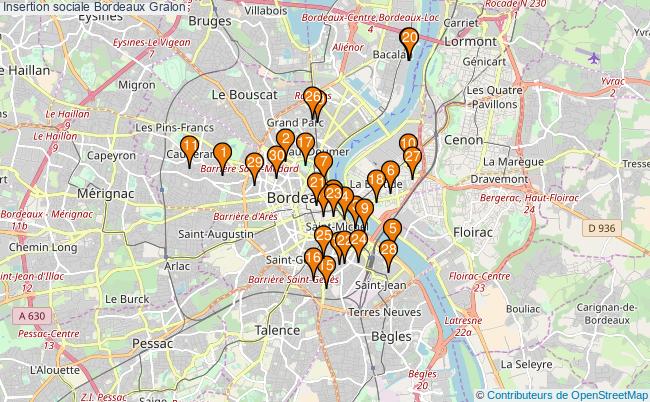 plan Insertion sociale Bordeaux Associations insertion sociale Bordeaux : 52 associations