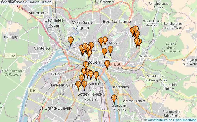 plan Insertion sociale Rouen Associations insertion sociale Rouen : 38 associations