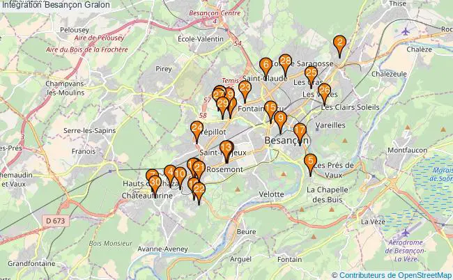 plan Intégration Besançon Associations intégration Besançon : 97 associations