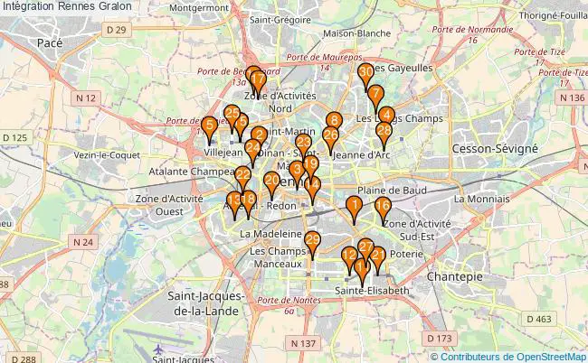 plan Intégration Rennes Associations intégration Rennes : 156 associations