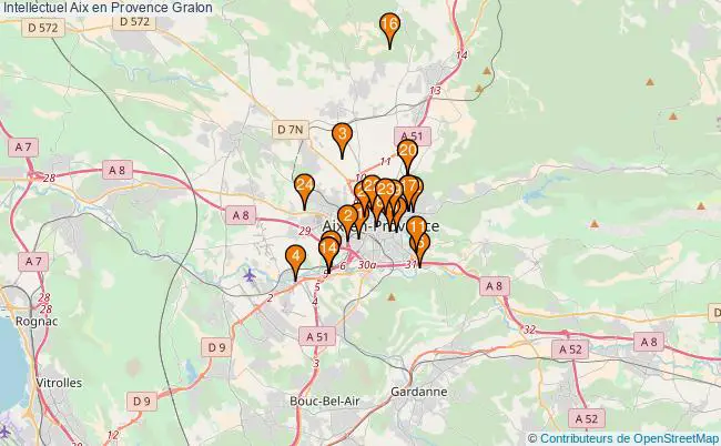 plan Intellectuel Aix en Provence Associations intellectuel Aix en Provence : 27 associations