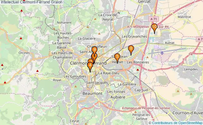 plan Intellectuel Clermont-Ferrand Associations intellectuel Clermont-Ferrand : 10 associations