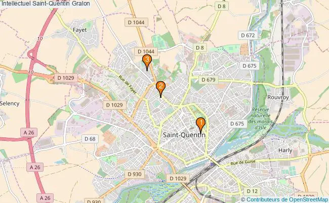 plan Intellectuel Saint-Quentin Associations intellectuel Saint-Quentin : 2 associations