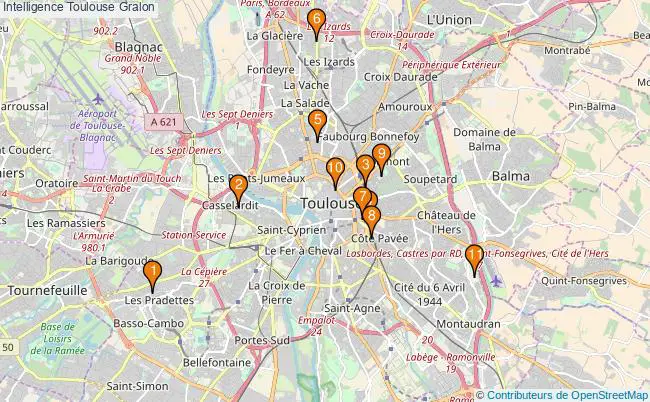 plan Intelligence Toulouse Associations intelligence Toulouse : 16 associations