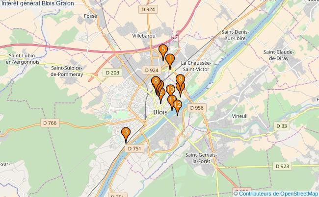plan Intérêt général Blois Associations intérêt général Blois : 17 associations