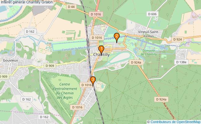 plan Intérêt général Chantilly Associations intérêt général Chantilly : 3 associations