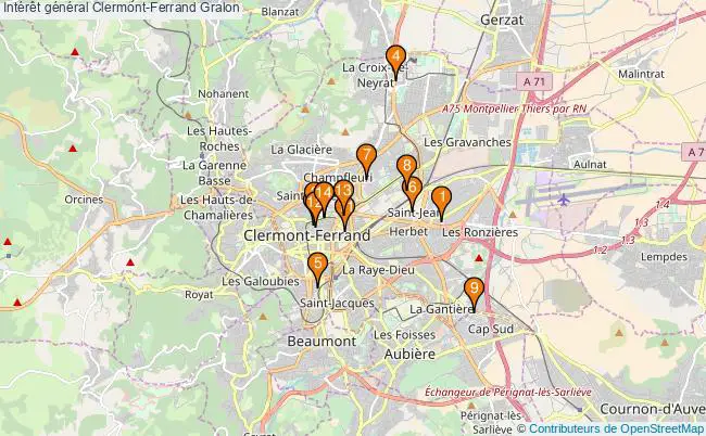 plan Intérêt général Clermont-Ferrand Associations intérêt général Clermont-Ferrand : 15 associations
