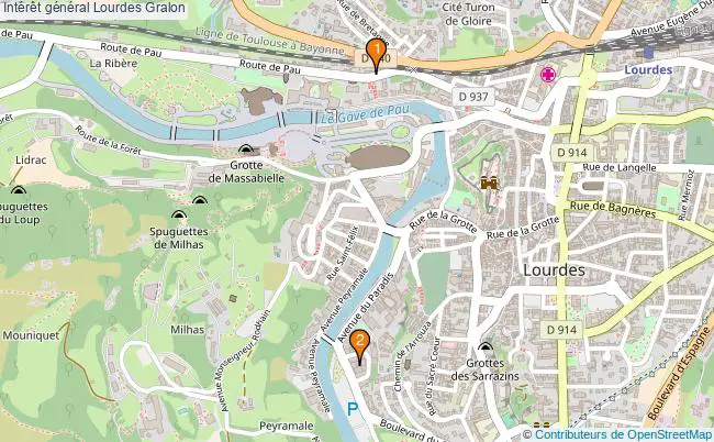 plan Intérêt général Lourdes Associations intérêt général Lourdes : 3 associations