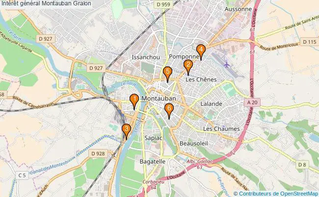 plan Intérêt général Montauban Associations intérêt général Montauban : 7 associations