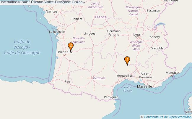plan International Saint-Etienne-Vallée-Française Associations international Saint-Etienne-Vallée-Française : 2 associations