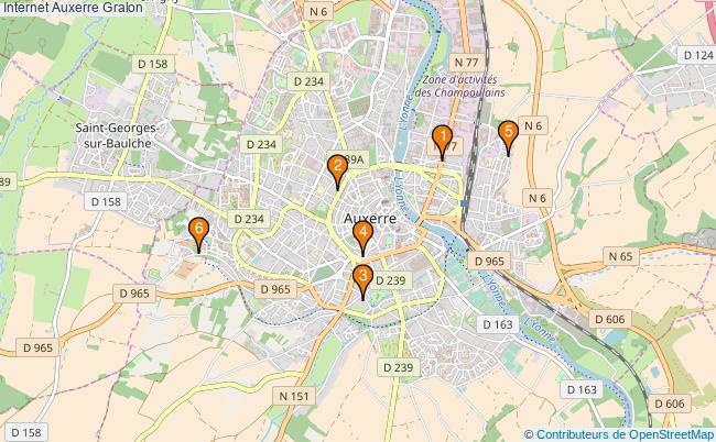plan Internet Auxerre Associations Internet Auxerre : 6 associations