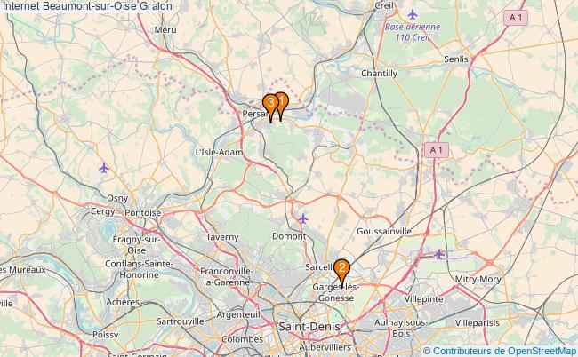 plan Internet Beaumont-sur-Oise Associations Internet Beaumont-sur-Oise : 3 associations