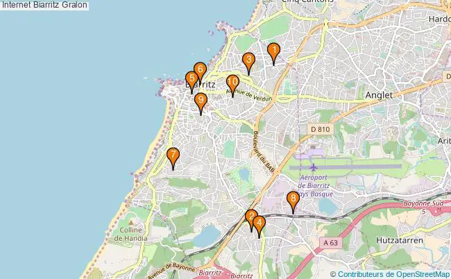 plan Internet Biarritz Associations Internet Biarritz : 10 associations