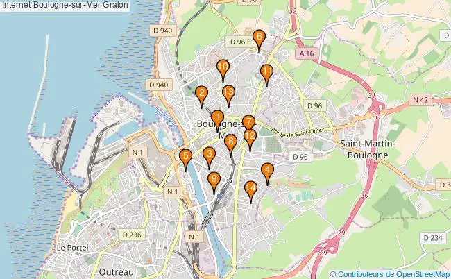 plan Internet Boulogne-sur-Mer Associations Internet Boulogne-sur-Mer : 17 associations