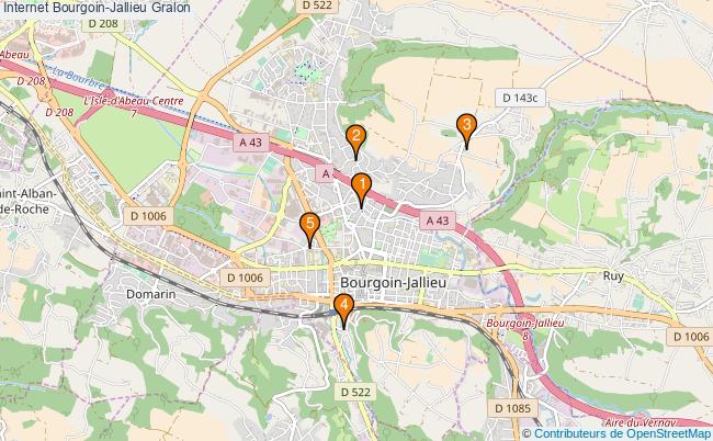 plan Internet Bourgoin-Jallieu Associations Internet Bourgoin-Jallieu : 5 associations