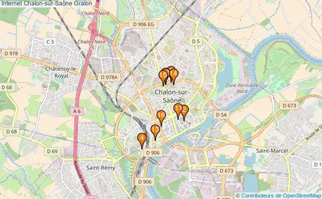 plan Internet Chalon-sur-Saône Associations Internet Chalon-sur-Saône : 17 associations