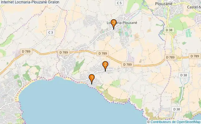 plan Internet Locmaria-Plouzané Associations Internet Locmaria-Plouzané : 3 associations