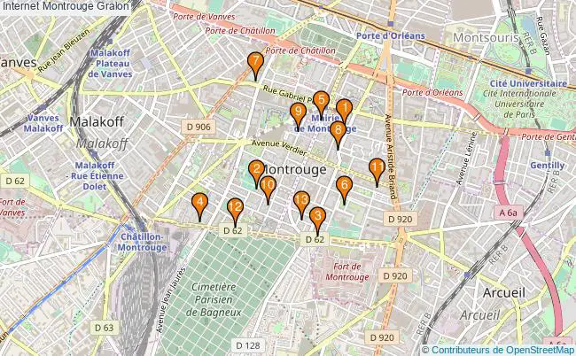 plan Internet Montrouge Associations Internet Montrouge : 13 associations