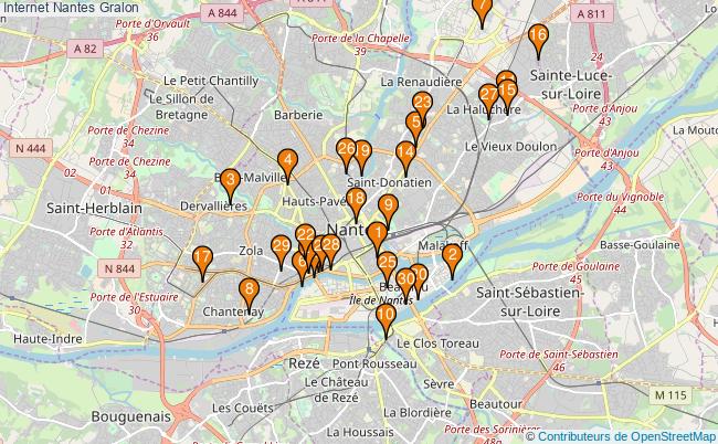 plan Internet Nantes Associations Internet Nantes : 119 associations