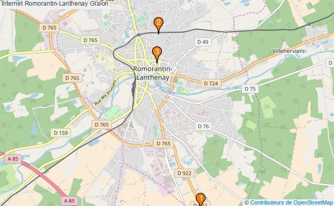 plan Internet Romorantin-Lanthenay Associations Internet Romorantin-Lanthenay : 4 associations