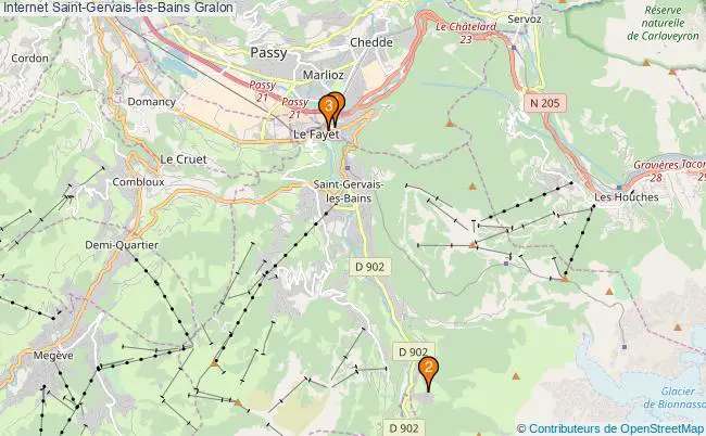 plan Internet Saint-Gervais-les-Bains Associations Internet Saint-Gervais-les-Bains : 3 associations