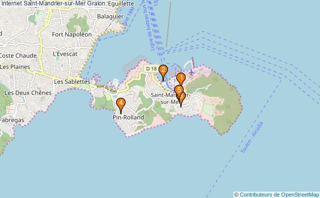 plan Internet Saint-Mandrier-sur-Mer Associations Internet Saint-Mandrier-sur-Mer : 5 associations
