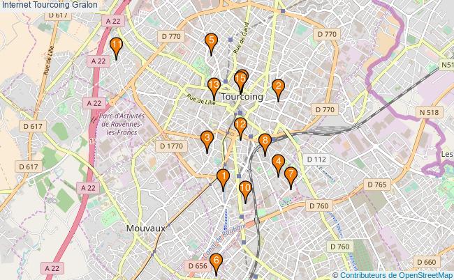 plan Internet Tourcoing Associations Internet Tourcoing : 15 associations