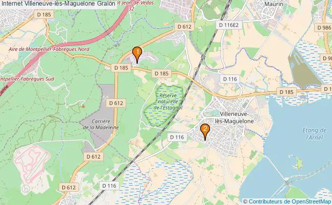 plan Internet Villeneuve-lès-Maguelone Associations Internet Villeneuve-lès-Maguelone : 3 associations