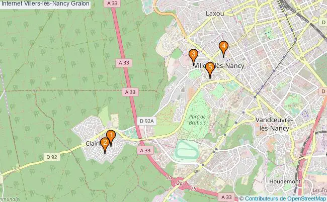 plan Internet Villers-lès-Nancy Associations Internet Villers-lès-Nancy : 6 associations