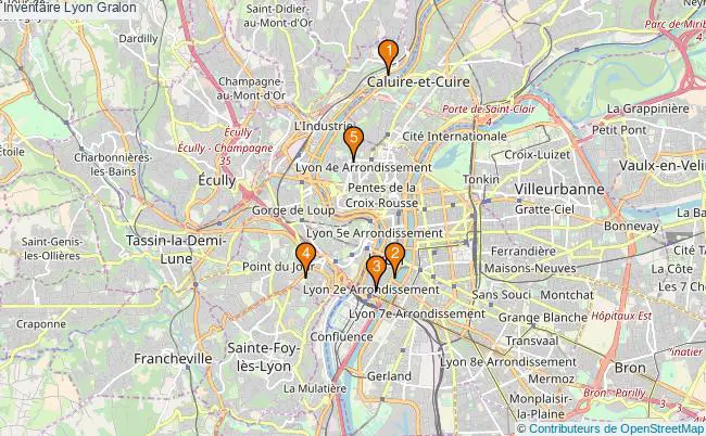 plan Inventaire Lyon Associations inventaire Lyon : 6 associations
