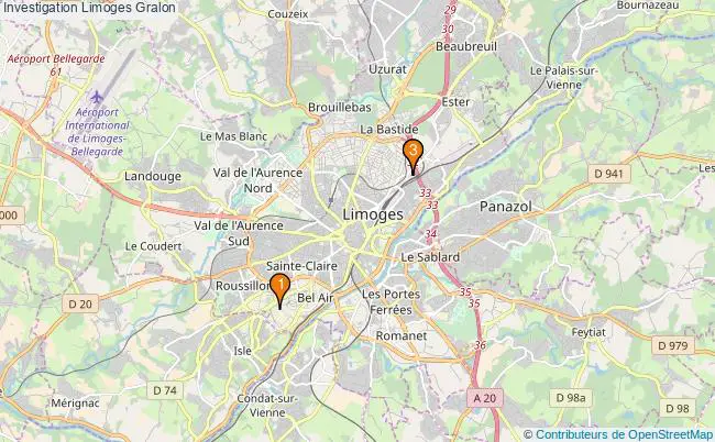 plan Investigation Limoges Associations investigation Limoges : 3 associations