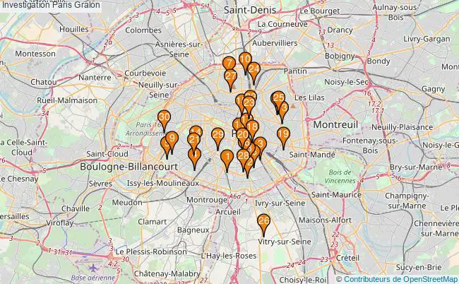 plan Investigation Paris Associations investigation Paris : 42 associations