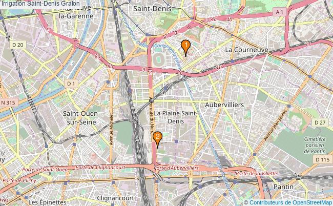 plan Irrigation Saint-Denis Associations irrigation Saint-Denis : 3 associations